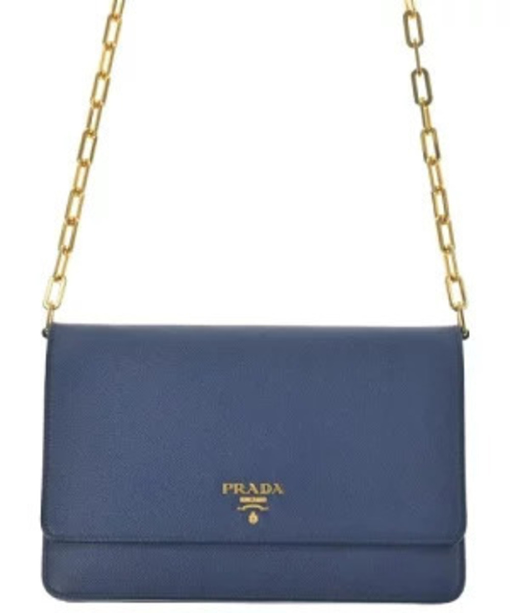 Prada Wallet coin case Wallet Blue